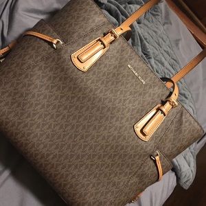 Brown Medium Voyager Tote